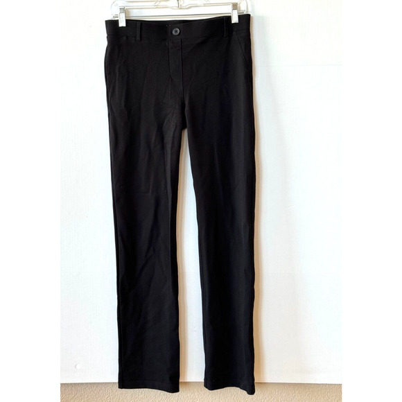 BetaBrand Womens Black Dress Slacks Pants Low Rise Size M Stretch Pull On - Picture 1 of 6
